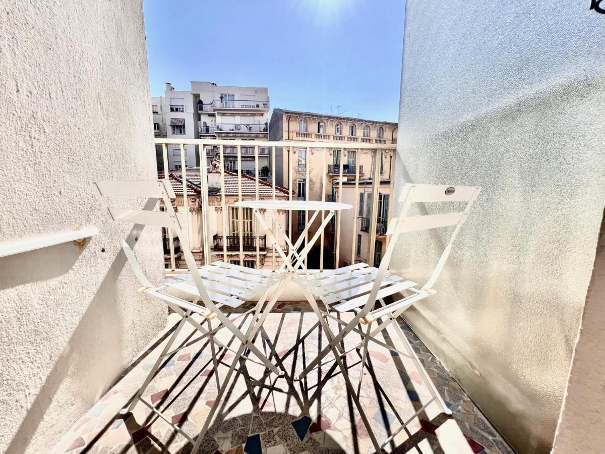 Aparthotel Riviera - Nice Carre D'Or - Large Studio Ac Terrasse - Tres Calme - Balcon Berlioz 2 Exteriör bild